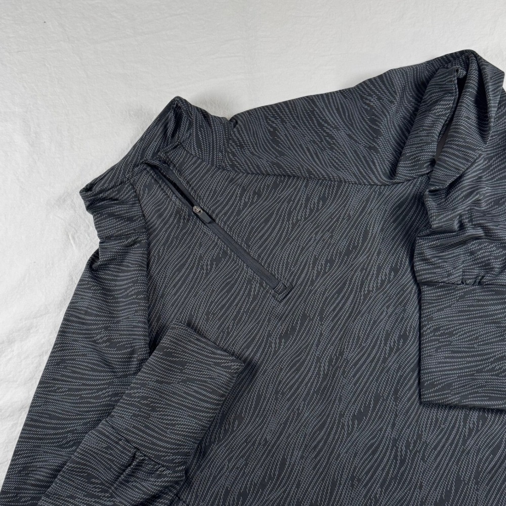 Mondetta Women's Size XS Black 1/4 Zip Long Sleeve Thumbhole Pullover